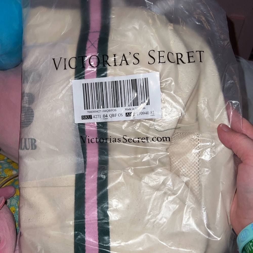 Victoria's Secret Cream Tote Bag
